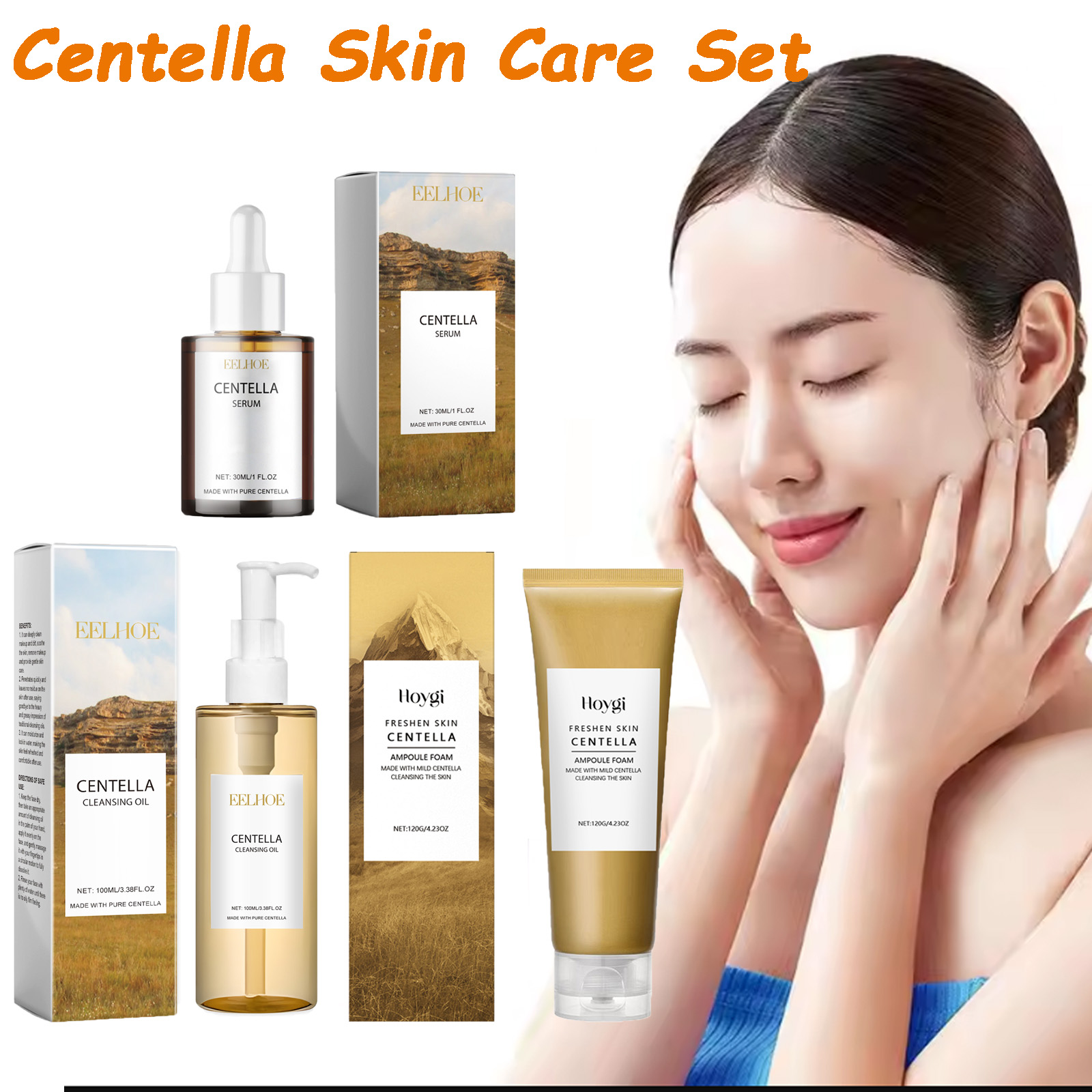 Korean Skincare Routine - Centella-Juego de cuidado de la piel,