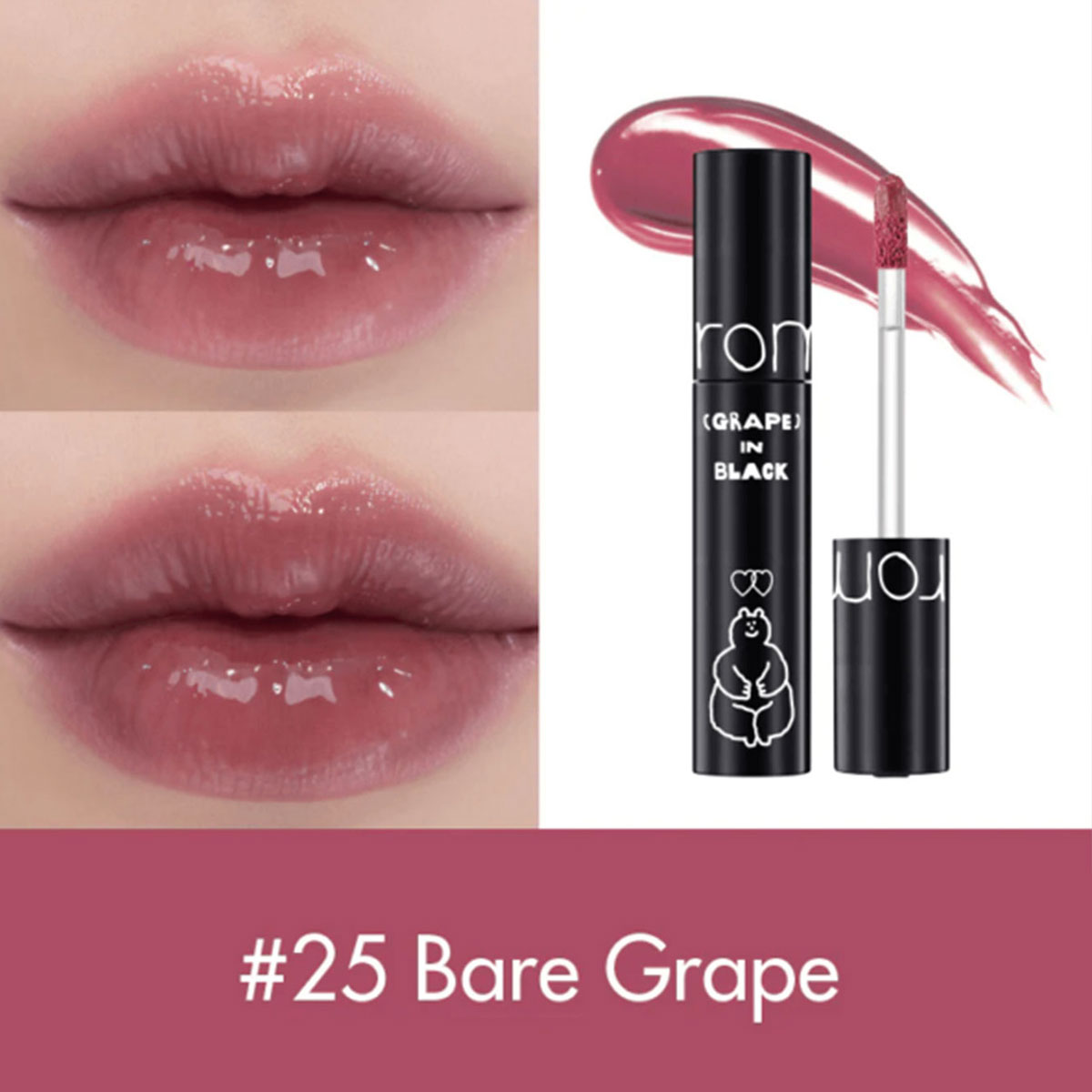 rom&nd X INAPSQUARE JUICY LAST - Lip Tint Korean reseña y precio