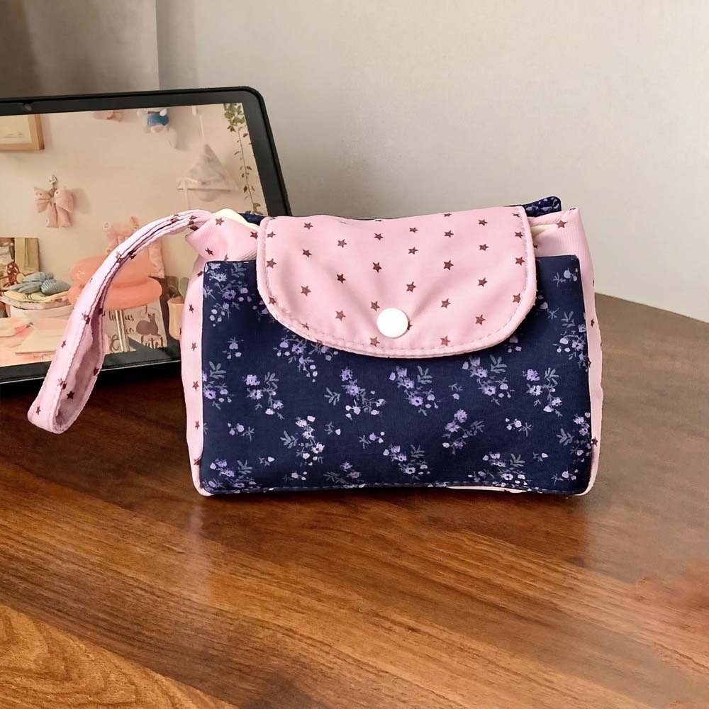 Bolsa de maquillaje con estamp - Korean Lifestyle & Kids Boutique Photos reseña y precio