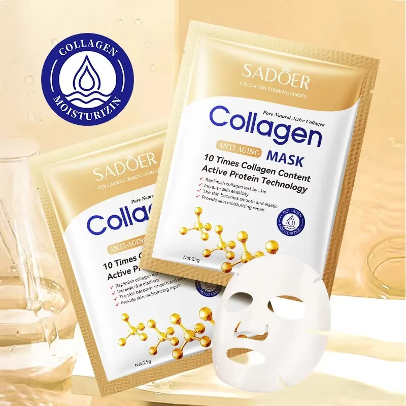 Mascarilla Facial Coreana de C - Sheet Mask Collagen reseña y precio