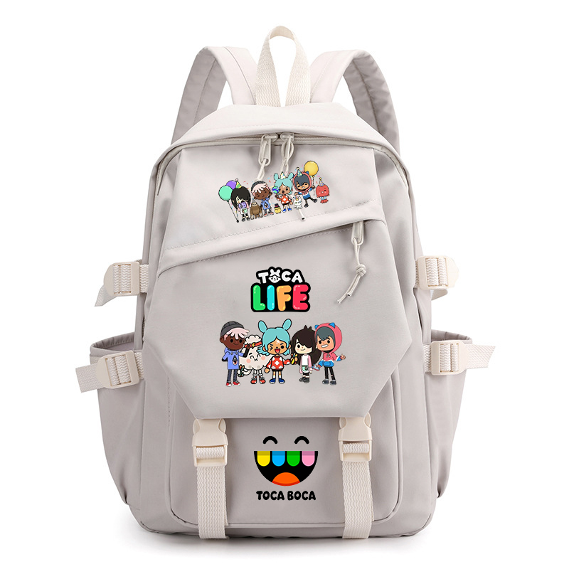 Mochila con estampado Toca Lif - Korean Lifestyle Student reseña y precio