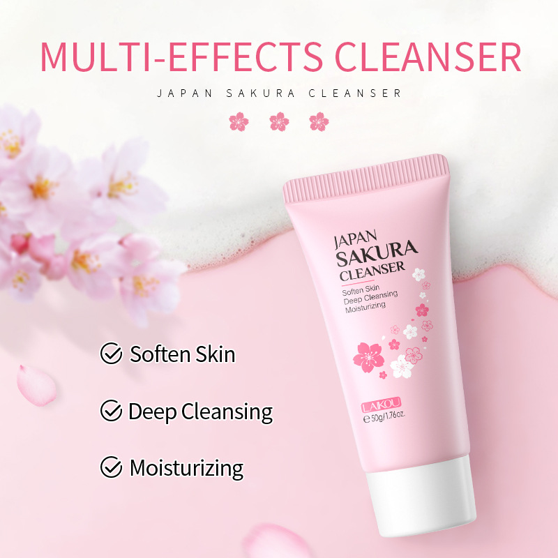 Limpiador Facial japonés Sakur - Korean Skincare Routine reseña y precio