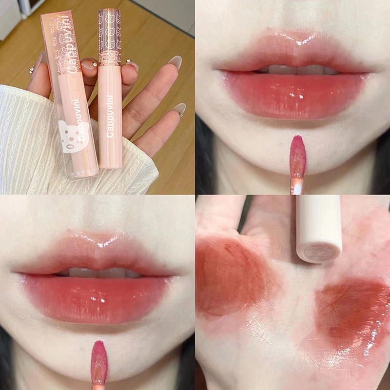Brillo labial coreano rojo cer - Lip Tint Korean reseña y precio